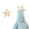 perchero infantil pared con forma de estrellas