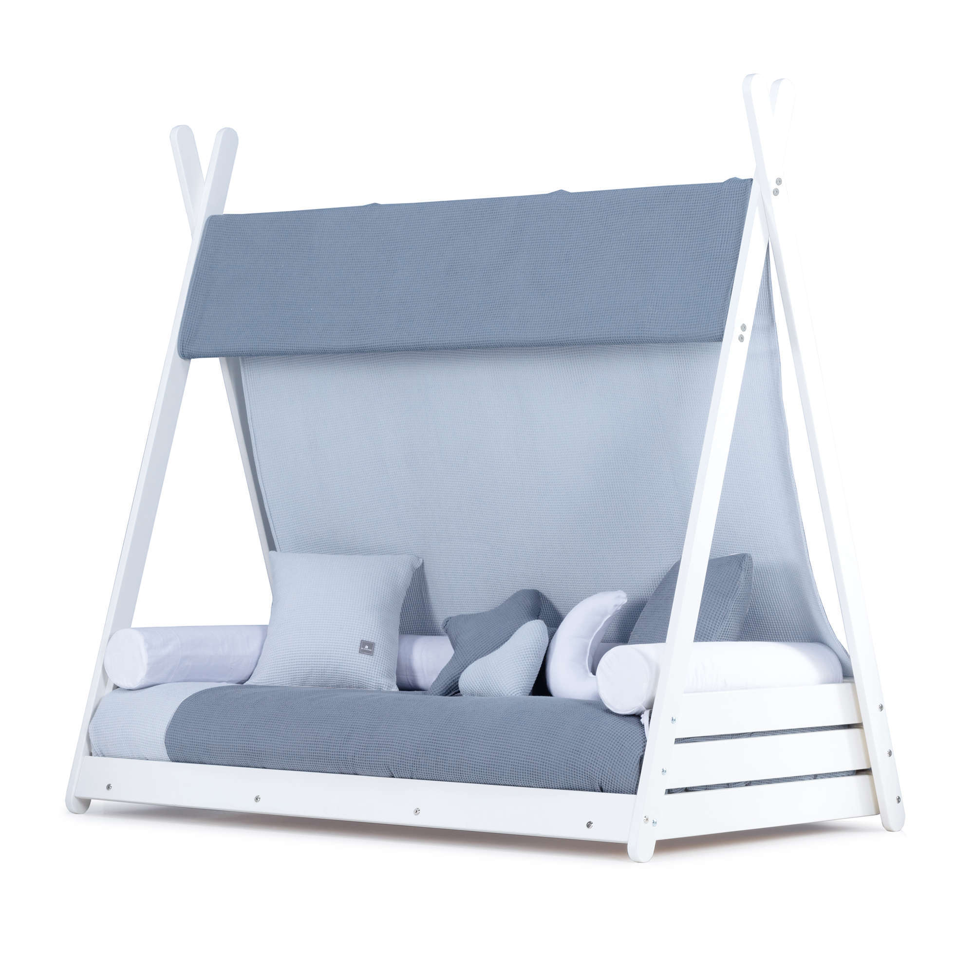 Lettino Montessori Chicchiè In Legno Naturale Per Bambini 2-5 Anni - Materasso 70x140 Cm, Altezza 10 Cm, Made In Italy - Foto 8