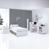 Lettino trasformabile 70x140 cm bianco/antracite · Sero More Antracita K546-M7758