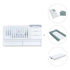 Lettino trasformabile 70x140 cm bianco · Sero More K546-M7700