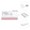 Lettino trasformabile 70x140 cm bianco/rosa · Sero More Quarzo K546-M7759