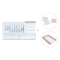 Lettino trasformabile 70x140 cm bianco · Sero More K546-M7700