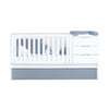 Lettino trasformabile 70x140 cm bianco/blu · Sero More Blu Denim K546-M7741