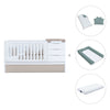 Lettino trasformabile 70x140 cm bianco/beige · Sero More K546-M7753