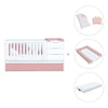 Lettino trasformabile 70x140 cm bianco/rosa · Sero More Quarzo K546-M7759