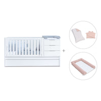 Lettino trasformabile 70x140 cm bianco · Sero More K546-M7700