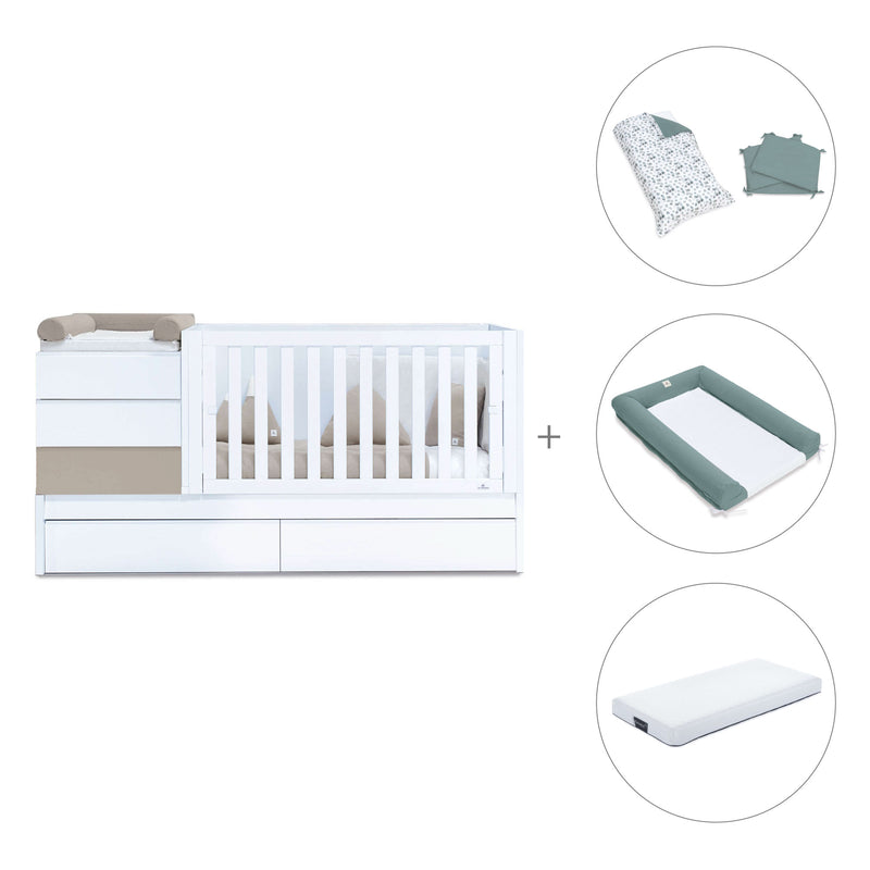 Lettino trasformabile (70x140 cm) beige · Sero Kubo K551-M7753