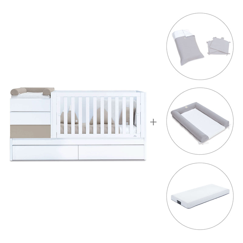 Lettino trasformabile (70x140 cm) beige · Sero Kubo K551-M7753