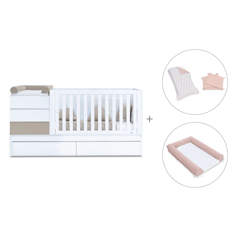 Lettino trasformabile (70x140 cm) beige · Sero Kubo K551-M7753