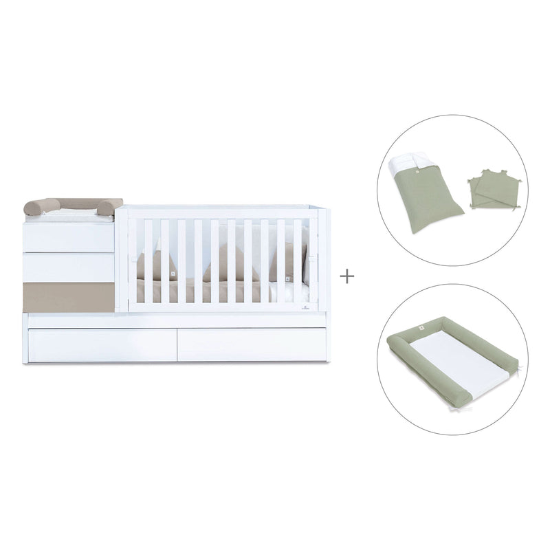 Lettino trasformabile (70x140 cm) beige · Sero Kubo K551-M7753