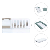 Lettino trasformabile (70x140 cm) beige · Sero Kubo K551-M7753