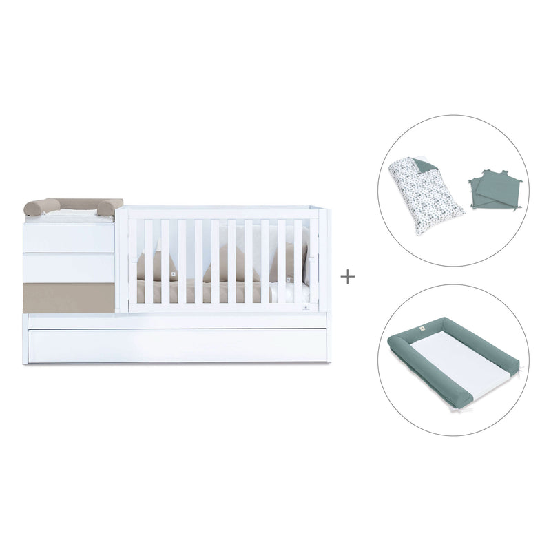 Lettino trasformabile (70x140 cm) beige · Sero Kubo K551-M7753