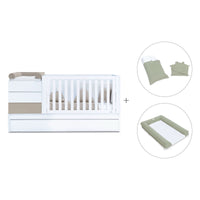 Lettino trasformabile (70x140 cm) beige · Sero Kubo K551-M7753