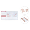 Lettino trasformabile 70x140 cm bianco/rosa · Sero Kubo Quarzo K551-M7759