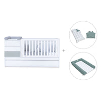 Lettino trasformabile (70x140 cm) grigio · Sero Kubo K551-M7778