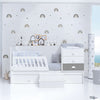 Lettino trasformabile 70x140 cm bianco/antracite · Sero Bubble Antracita K554-M7758
