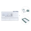 Lettino trasformabile 70x140 cm bianco · Sero Bubble K554