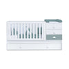 Lettino trasformabile 70x140 cm bianco/eucalipto · Sero Bubble Eucalyptus K554-M7757