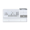 Lettino trasformabile 70x140 cm bianco/antracite · Sero Bubble Antracita K554-M7758
