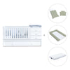 Lettino trasformabile 70x140 cm bianco · Sero Bubble K554