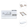 Lettino trasformabile 70x140 cm bianco/antracite · Sero Bubble Antracita K554-M7758