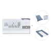 Lettino trasformabile 70x140 cm bianco/antracite · Sero Bubble Antracita K554-M7758