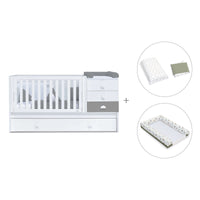 Lettino trasformabile 70x140 cm bianco/antracite · Sero Bubble Antracita K554-M7758