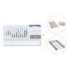 Lettino trasformabile 70x140 cm bianco/antracite · Sero Bubble Antracita K554-M7758
