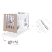 Lettino co-sleeping 60x120 cm (4in1) bianco/beige · Nexo Due Arena