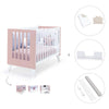 Lettino co-sleeping 60x120 cm (4in1) rosa chiaro · Nexo Due Flamingo