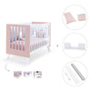 Lettino co-sleeping 60x120 cm (4in1) rosa chiaro · Nexo Due Flamingo