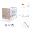 Lettino co-sleeping 60x120 cm (4in1) bianco/beige · Nexo Due Arena