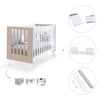 Lettino co-sleeping 60x120 cm (4in1) bianco/beige · Nexo Due Arena