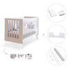Lettino co-sleeping 60x120 cm (4in1) bianco/beige · Nexo Due Arena
