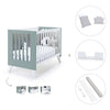 Lettino co-sleeping 60x120 cm (4in1) bianco/verde eucalipto · Nexo Due Eucalyptus