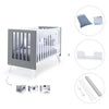 Lettino co-sleeping 60x120 cm (4in1) bianco/antracite · Nexo Due Antracita