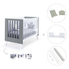 Lettino co-sleeping 60x120 cm (4in1) bianco/antracite · Nexo Due Antracita