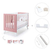 Lettino co-sleeping 60x120 cm (4in1) rosa · Nexo Due Quarzo
