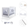 Lettino co-sleeping 60x120 cm (4in1) bianco/grigio · Nexo Due Grey
