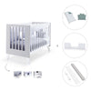 Lettino co-sleeping 60x120 cm (4in1) bianco/grigio · Nexo Due Grey