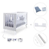 Lettino co-sleeping 60x120 cm (4in1) bianco/grigio · Nexo Due Grey