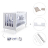 Lettino co-sleeping 60x120 cm (4in1) bianco/grigio · Nexo Due Grey