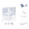 Lettino co-sleeping style nordico 60x120 cm (4in1) bianco · Nexo C187-M7700