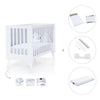Lettino co-sleeping style nordico 60x120 cm (4in1) bianco · Nexo C187-M7700