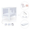 Lettino co-sleeping style nordico 60x120 cm (4in1) bianco · Nexo C187-M7700
