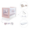 Lettino co-sleeping 60x120 cm (4in1) rosa chiaro · Nexo Due Flamingo