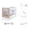 Lettino co-sleeping 60x120 cm (4in1) bianco/beige · Nexo Due Arena