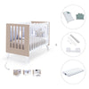 Lettino co-sleeping 60x120 cm (4in1) bianco/beige · Nexo Due Arena