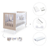 Lettino co-sleeping 60x120 cm (4in1) bianco/beige · Nexo Due Arena