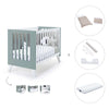 Lettino co-sleeping 60x120 cm (4in1) bianco/verde eucalipto · Nexo Due Eucalyptus
